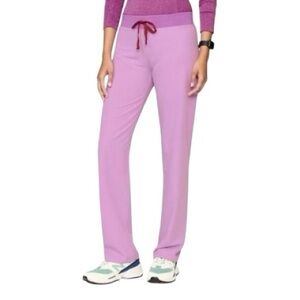 FIGS‎ Livingston FIONx Scrub Pants Dusk Lilac Straight Leg Women’s Large Petite